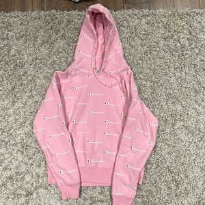 Pink Champion hoodie